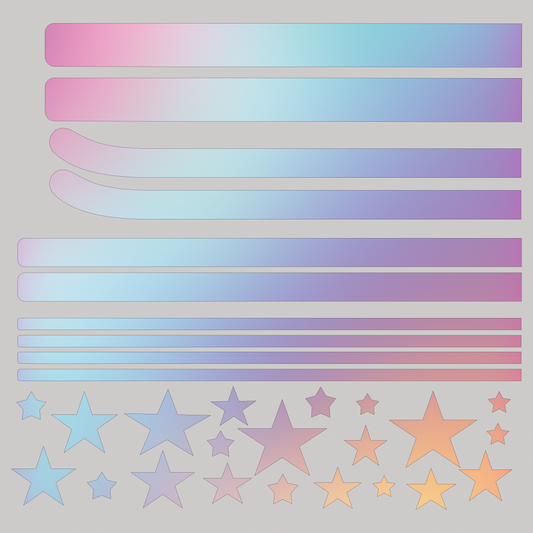 HIGH VIZ Pinstripes & Stars